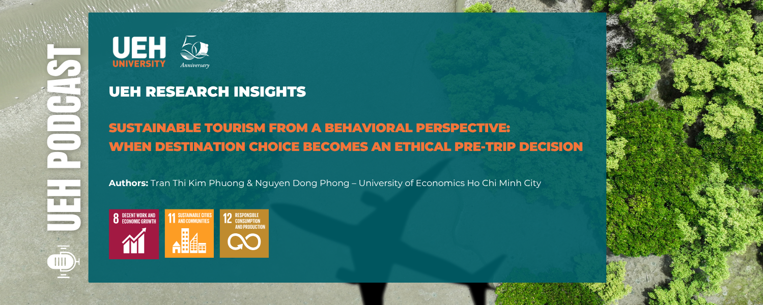 [Research Contribution] Sustainable Tourism from a Behavioral Perspective: When Destination Choice Becomes an Ethical Pre-Trip Decision
