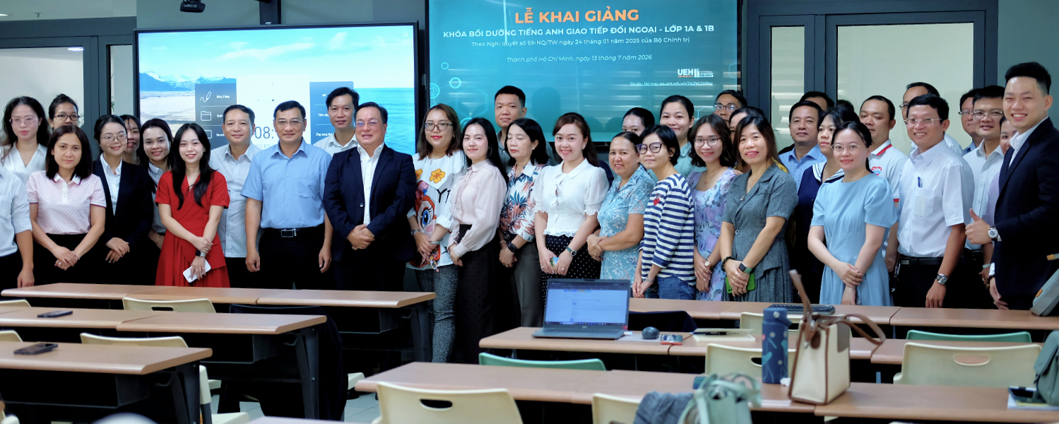 UEH Supports Ho Chi Minh City in Enhancing English Communication Skills for Public Officials and Employees
