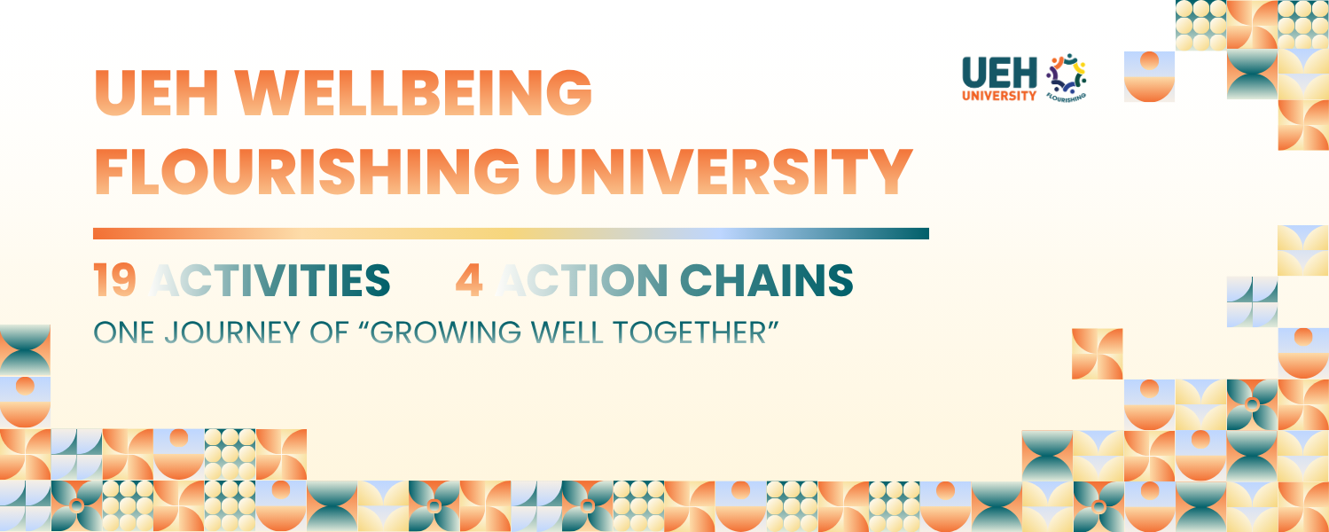 UEH Wellbeing – Flourishing University: 19 Activities, 4 Action Chains, One Journey of “Growing Well Together”
