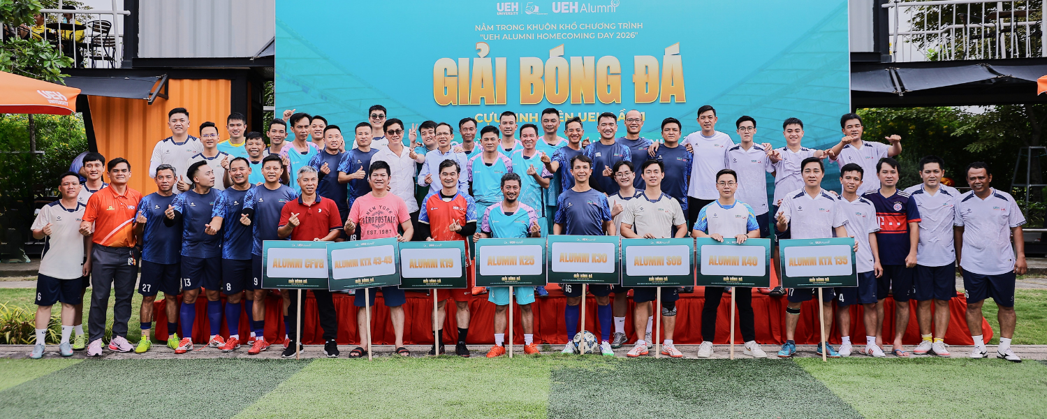 Giải bóng đá cựu sinh viên UEH lần 1 chính thức khởi tranh: Kết nối các thế hệ, lan tỏa tinh thần ONE UEH