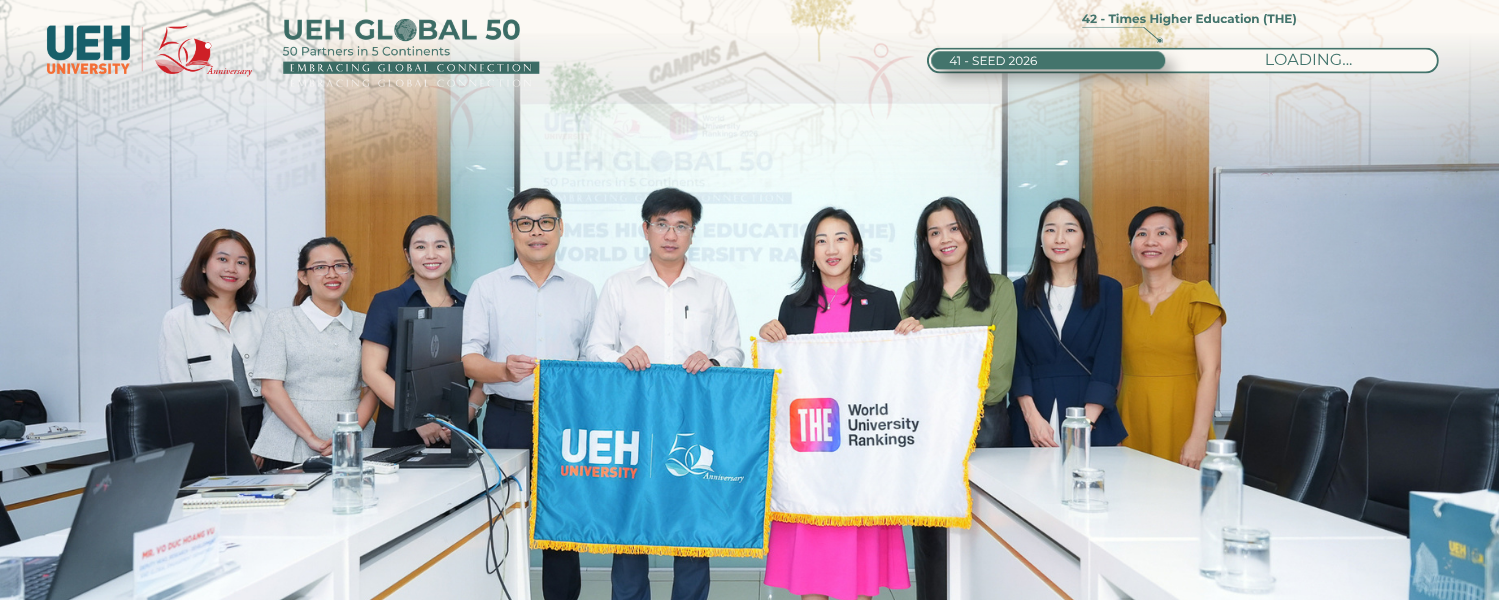 [UEH 50 Global Partners] UEH and Times Higher Education (THE) Strengthen Strategic Cooperation to Enhance Regional and International Standing