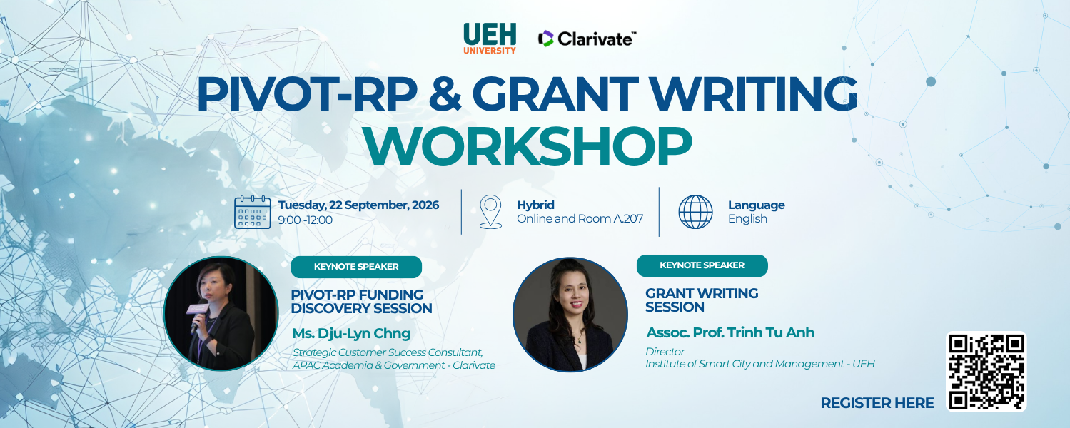 Workshop “Pivot-RP & Grant Writing” to support researchers in identifying funding opportunities and developing international project proposals