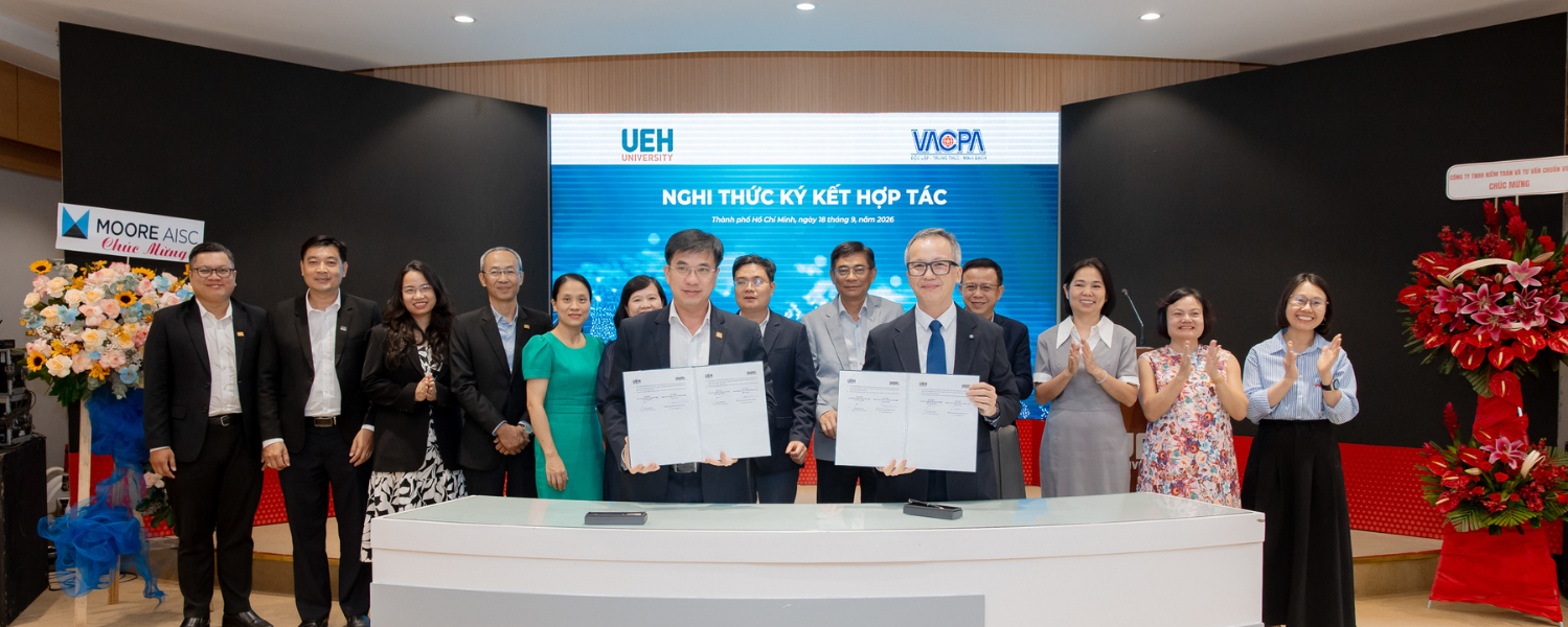 UEH and VACPA Sign Cooperation Agreement and Launch the Applied Graduate Program “Accounting Integrated with the National Professional Certification”