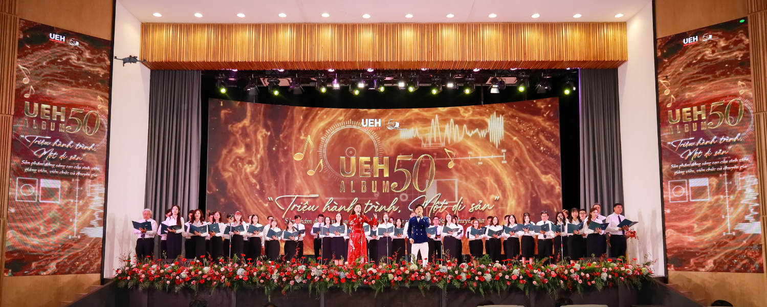 [UEH50] Ra mắt Album “Triệu hành trình, Một di sản”: Hành trình 50 năm UEH được kể bằng âm nhạc