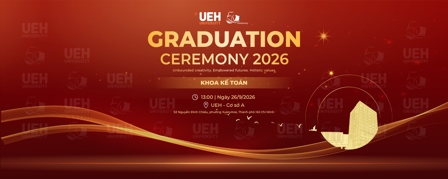 [TRỰC TIẾP] Lễ tốt nghiệp UEH - Chiều ngày 26/9/2026