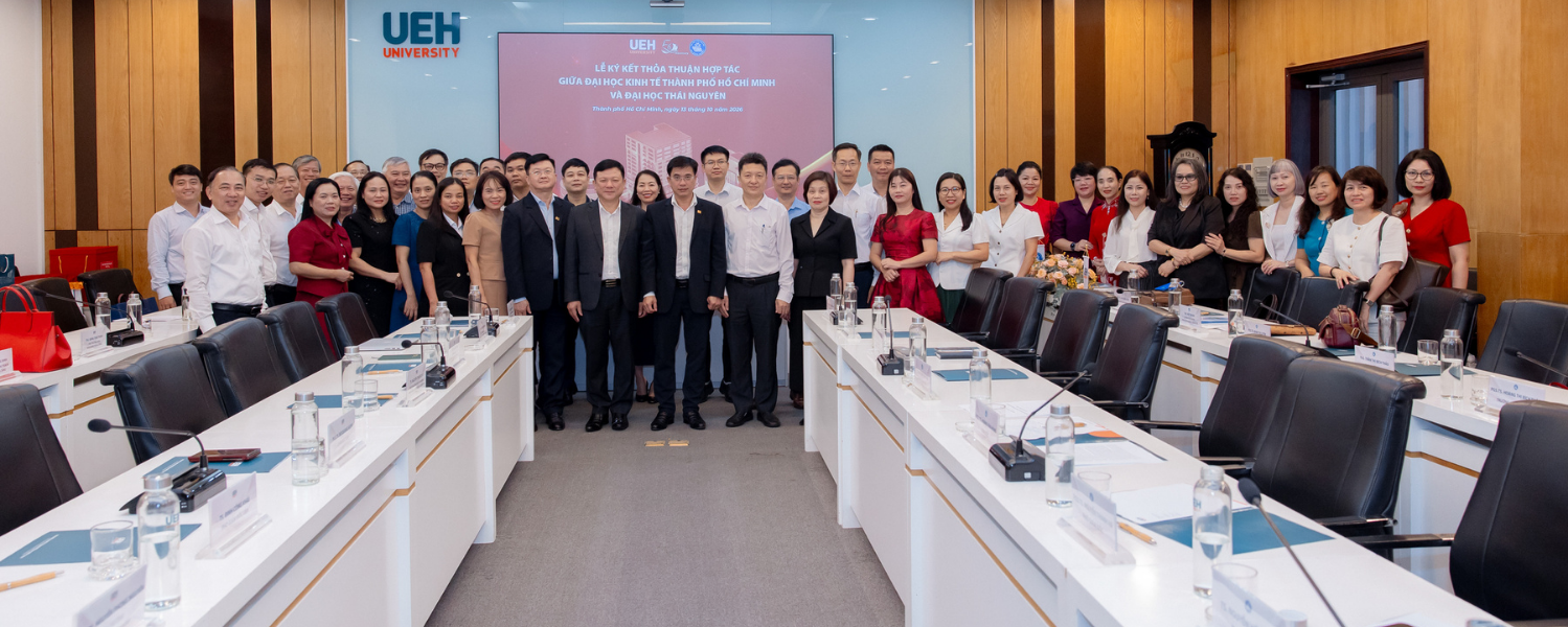 UEH and Thai Nguyen University strengthen connectivity and expand cooperation in education, scientific research, and digital transformation