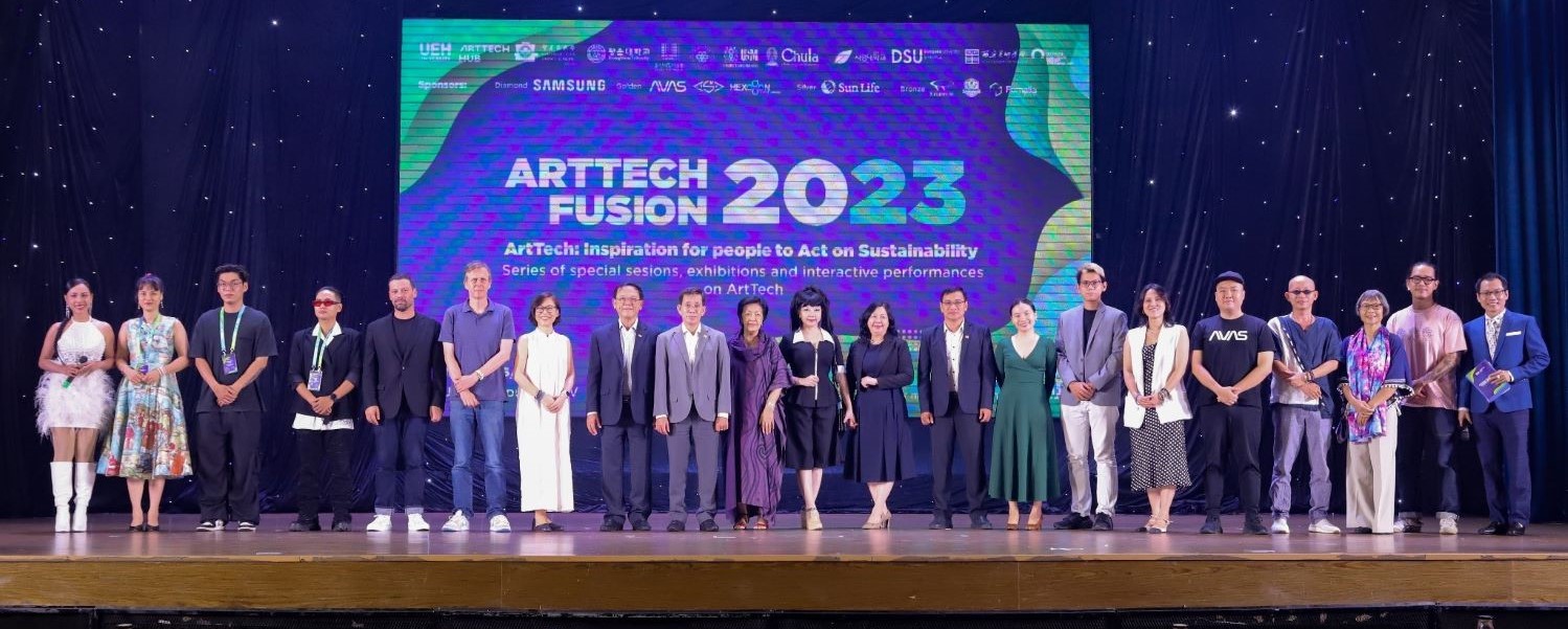 More than 2,000 academicians, specialists, visual artists, domestic and international students excitedly participate in the Arttech Fusion 2023 series

