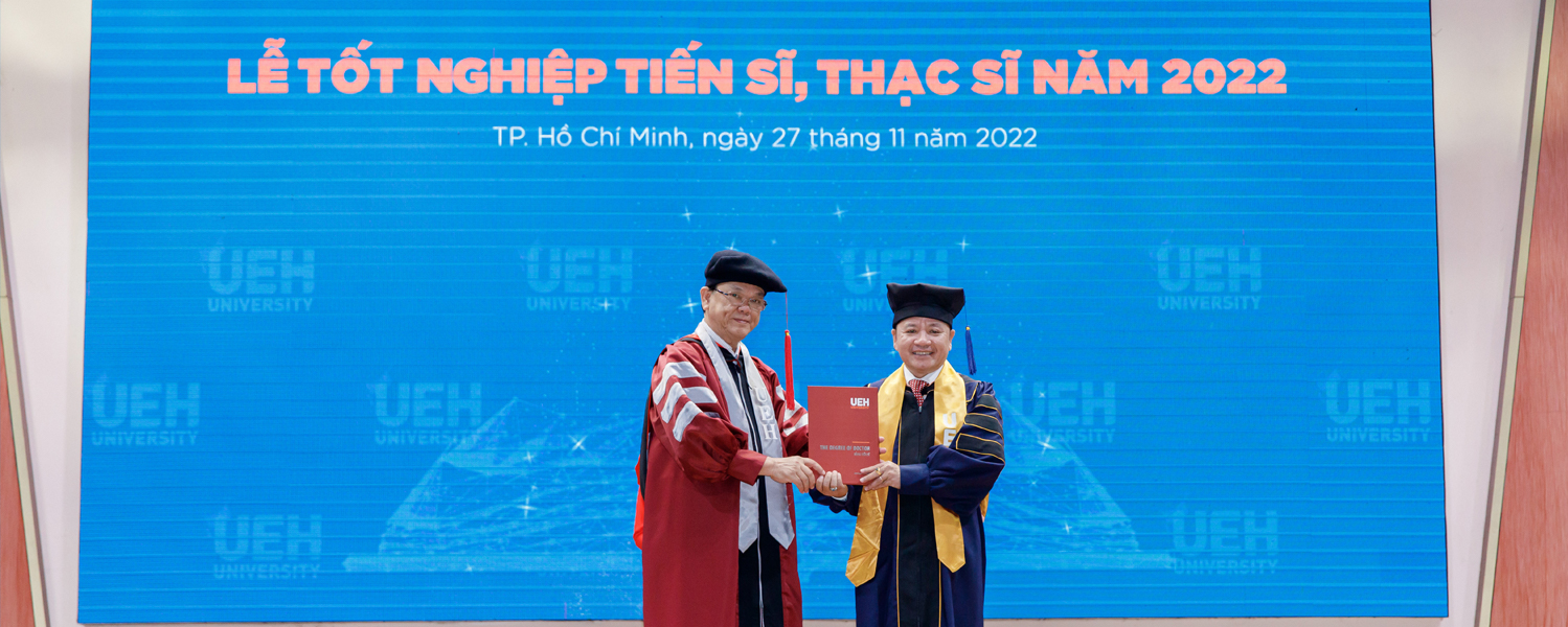 UEH Doctoral and Master Graduation Ceremony in 2022
