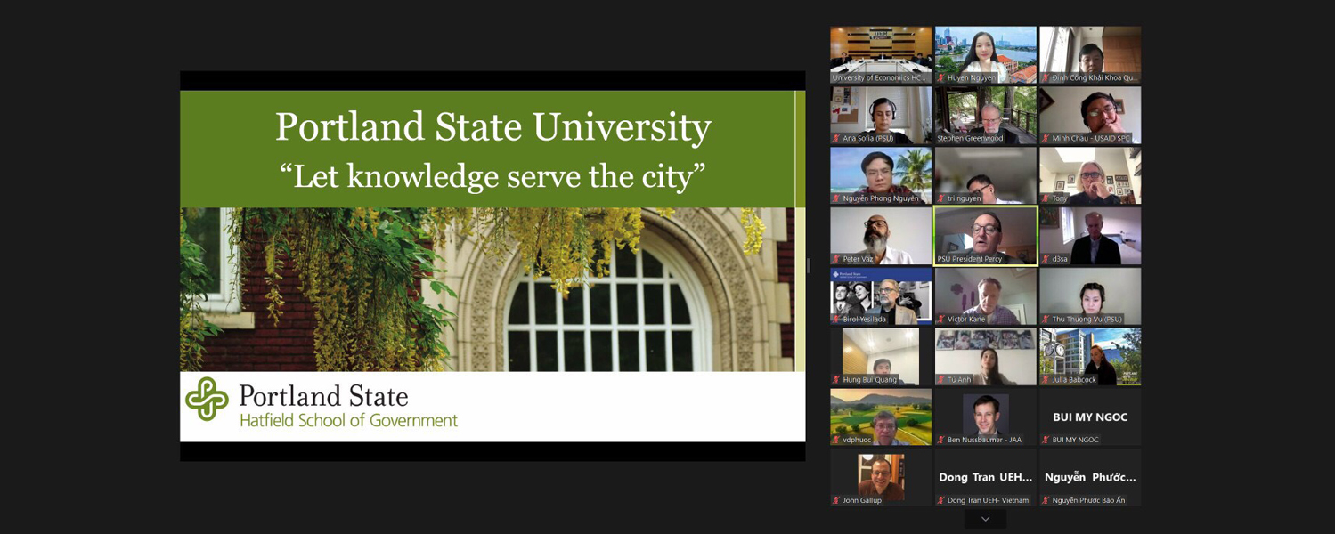 Portland State University (PSU) & UEH on multidisciplinary university governance 