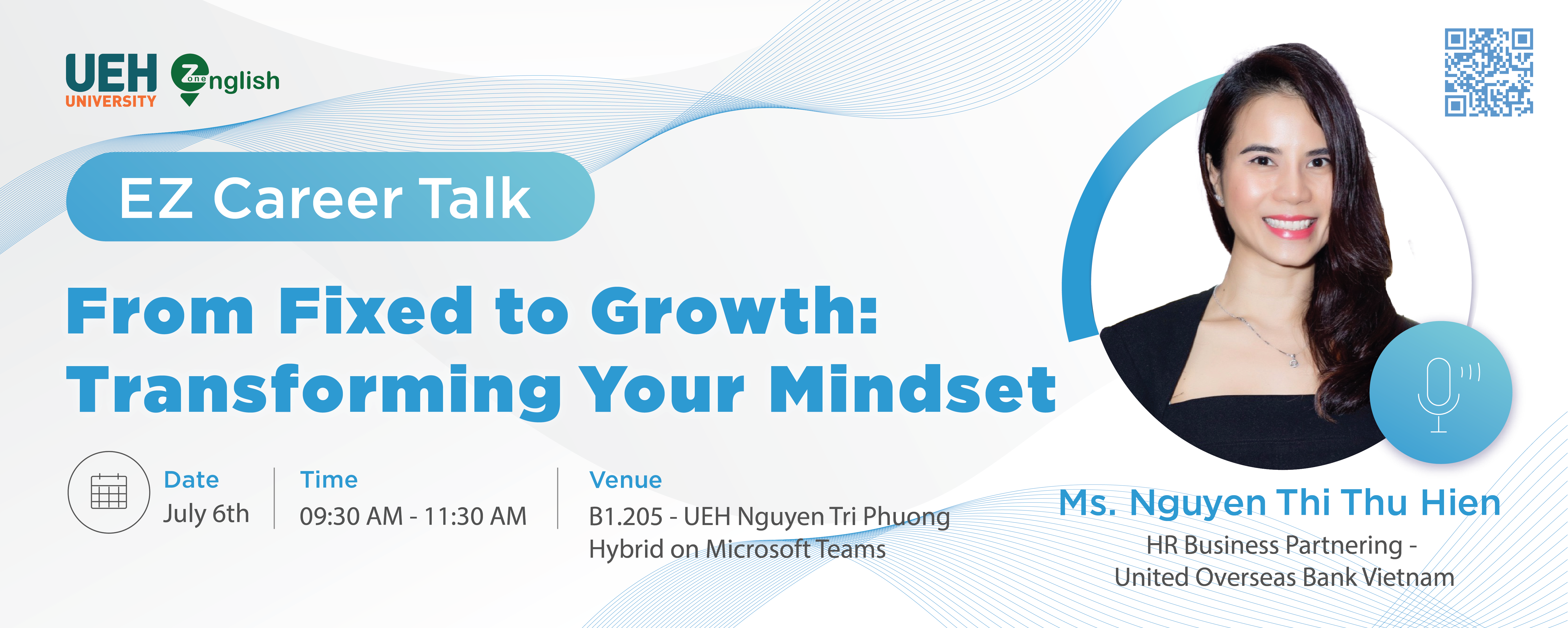 EZ Career Talk: "From Fixed to Growth: Transforming Your Mindset"