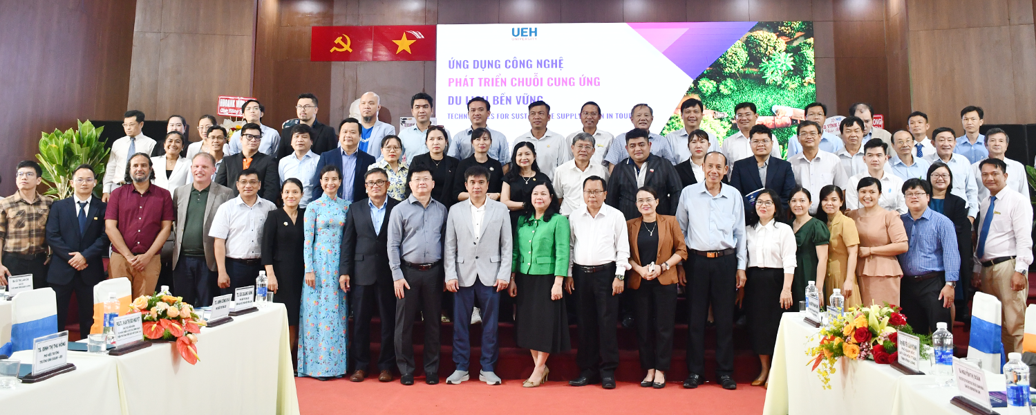 UEH organizing the National Conference on "Technologies for Sustainable Supply Chain in Tourism" at Vinh Long Campus