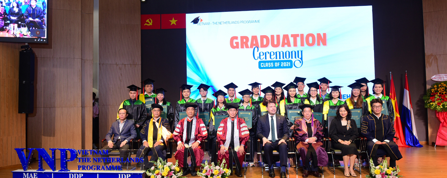 Graduation Ceremony - Class of 2021 for Vietnam - the Netherlands Programme (VNP)