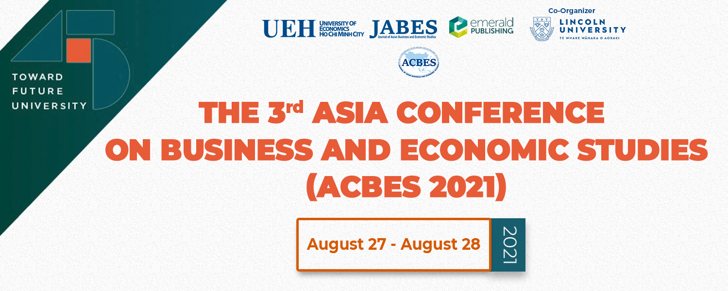 ACBES 2021 – The 3rd Asia Conference on Business and Economics Studies  