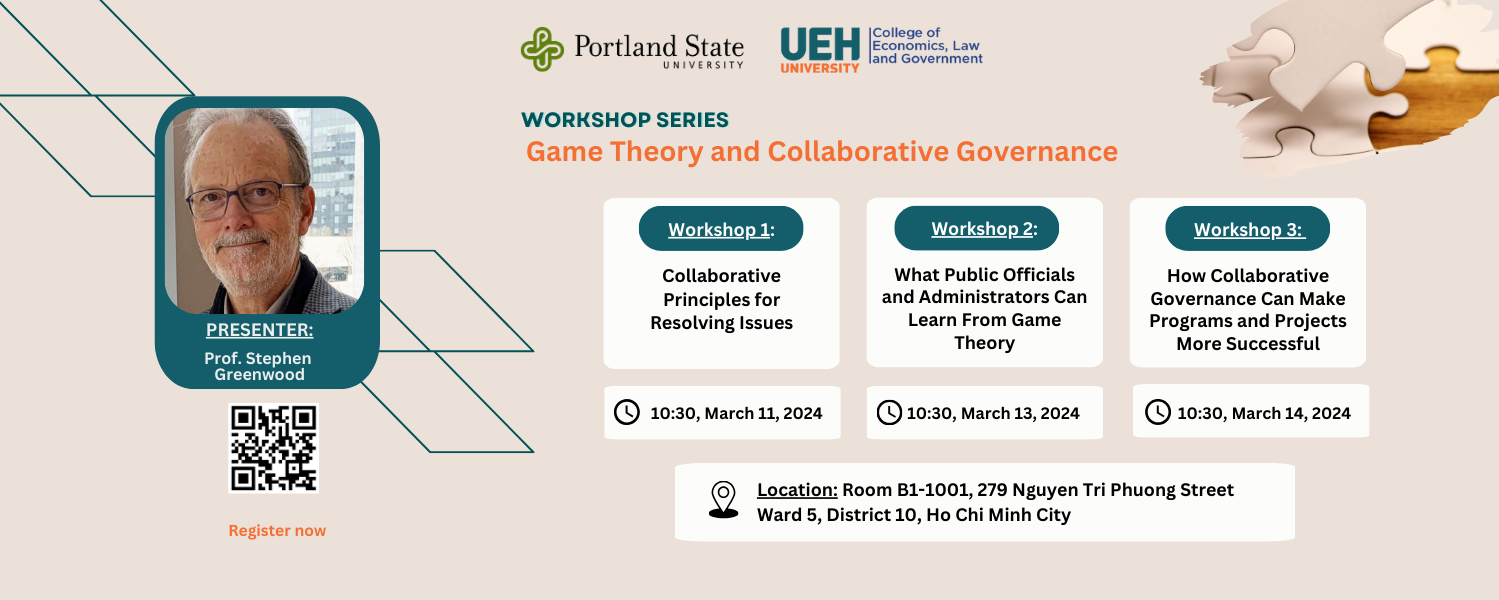 [11-14/03/24] Workshops on Game Theory and Collaborative Governance

