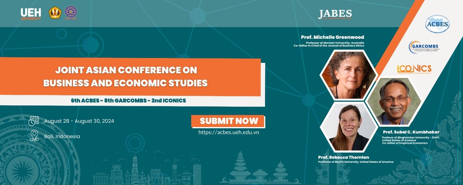Joint Asian Conference On Business And Economic Studies: 6th ACBES - 8th Garcombs - 2nd Iconics


