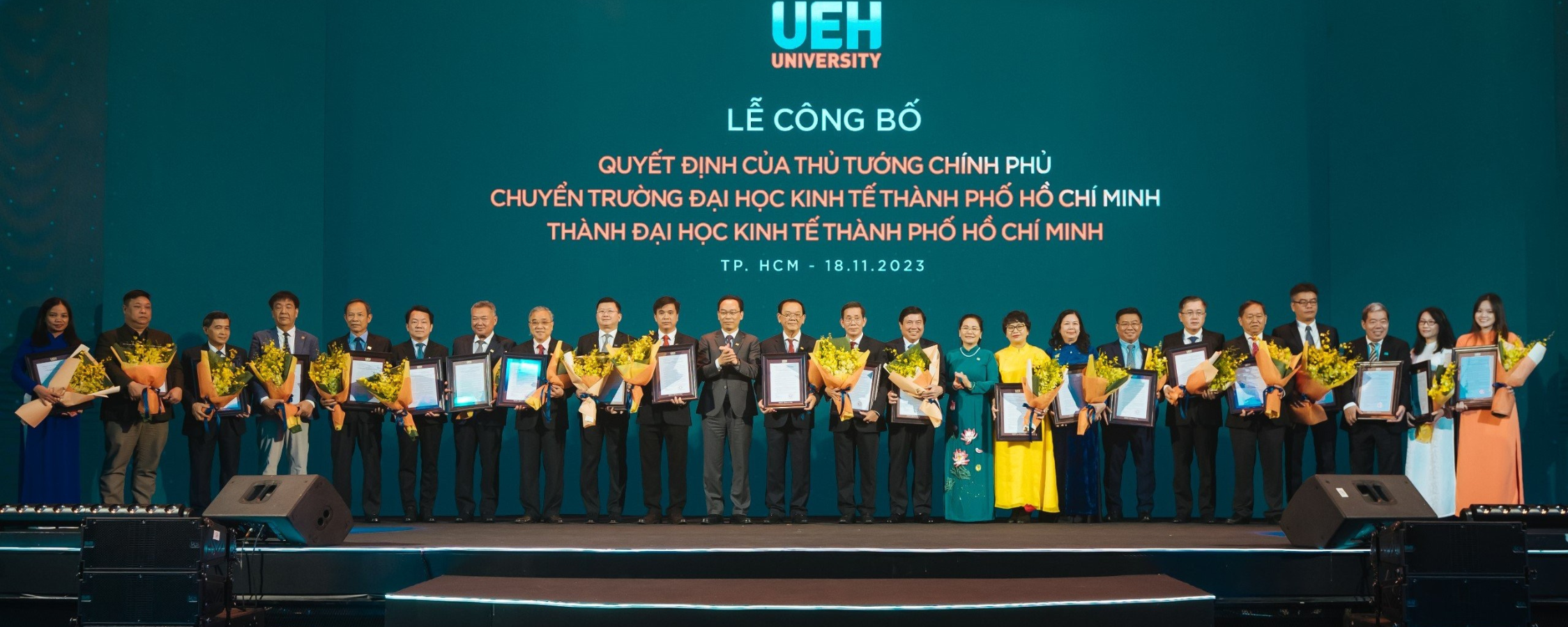 Announcement Ceremony of the Prime Minister's Decision to Transform University of Economics Ho Chi Minh City

