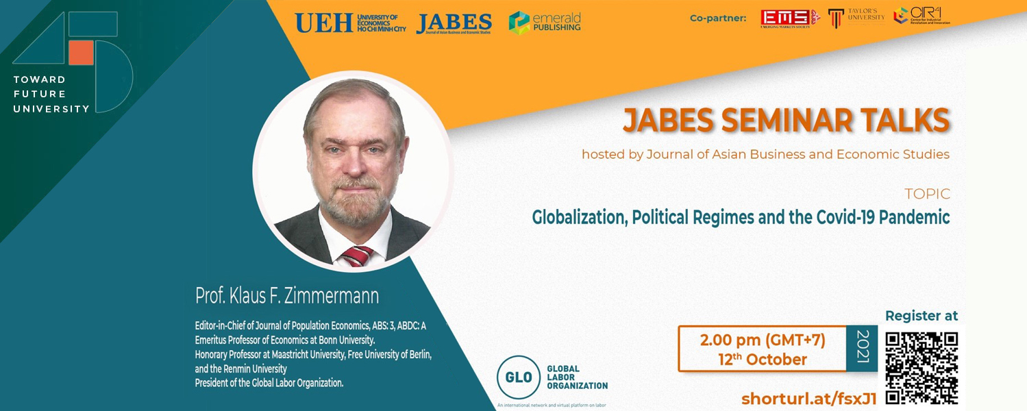 October JST Talk on Globalization, Political Regimes and  Covid-19 Pandemic