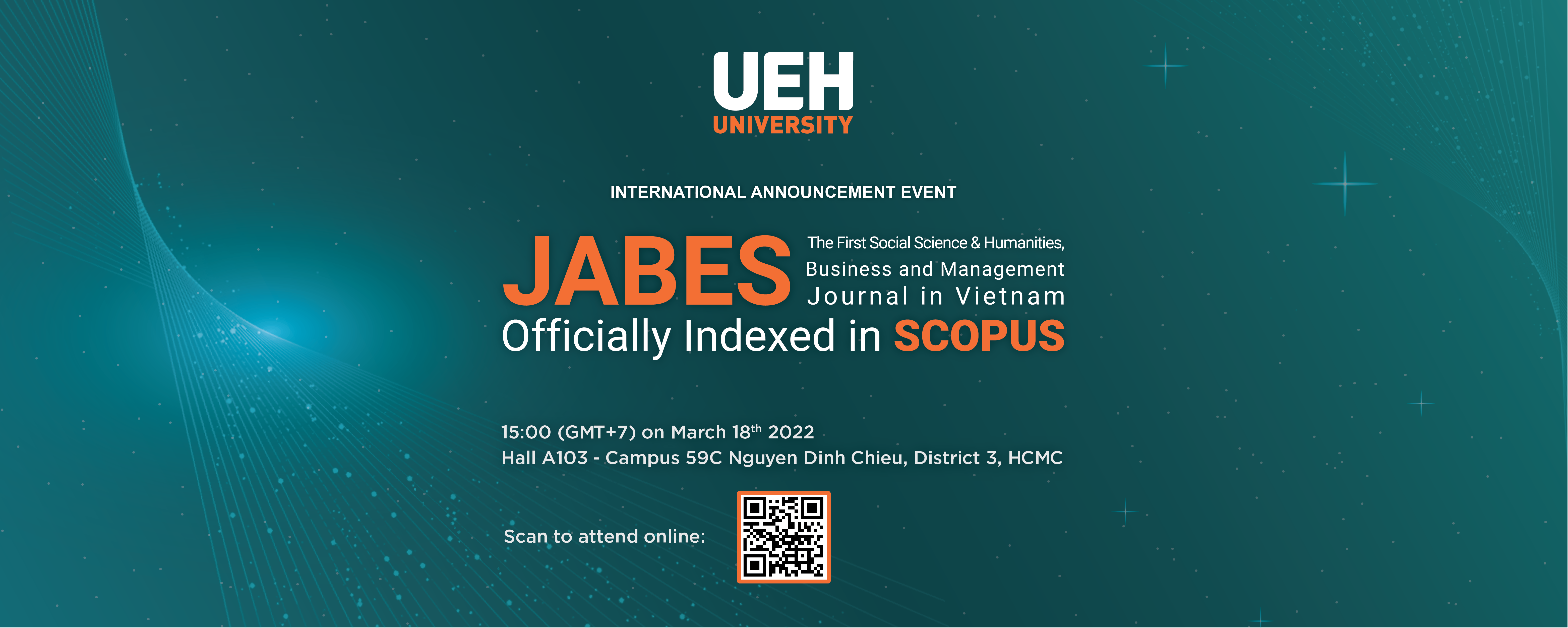 International announcement event: “JABES - The First Social Science & Humanities, Business and Management Journal in Vietnam officially indexed in SCOPUS”

