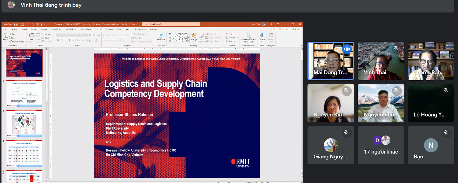 Webinar on Logistics and supply chain competency development