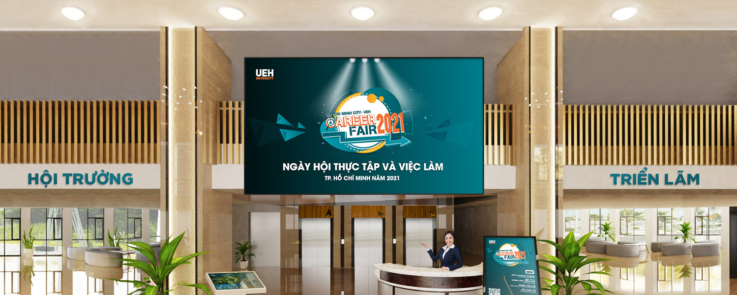 UEH connecting students and businesses through online platforms during 23rd Ho Chi Minh City Internship and Employment Day in 2021