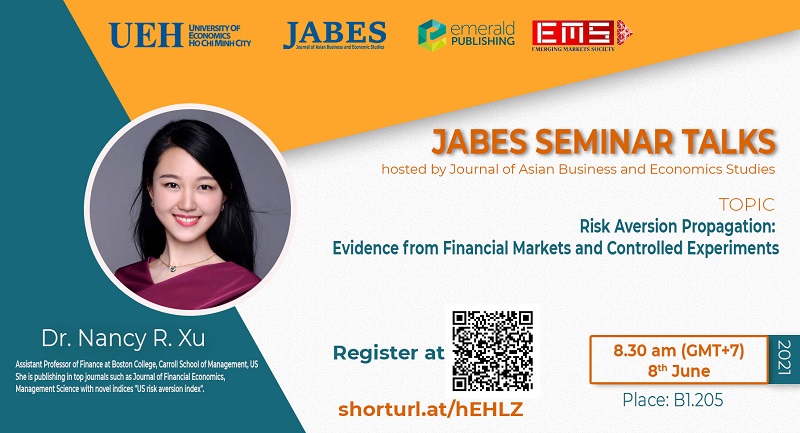 JABES SEMINAR TALKS 2021 (JST 2021): "Risk Aversion Propagation: Evidence from Financial Markets and Controlled Experiments"