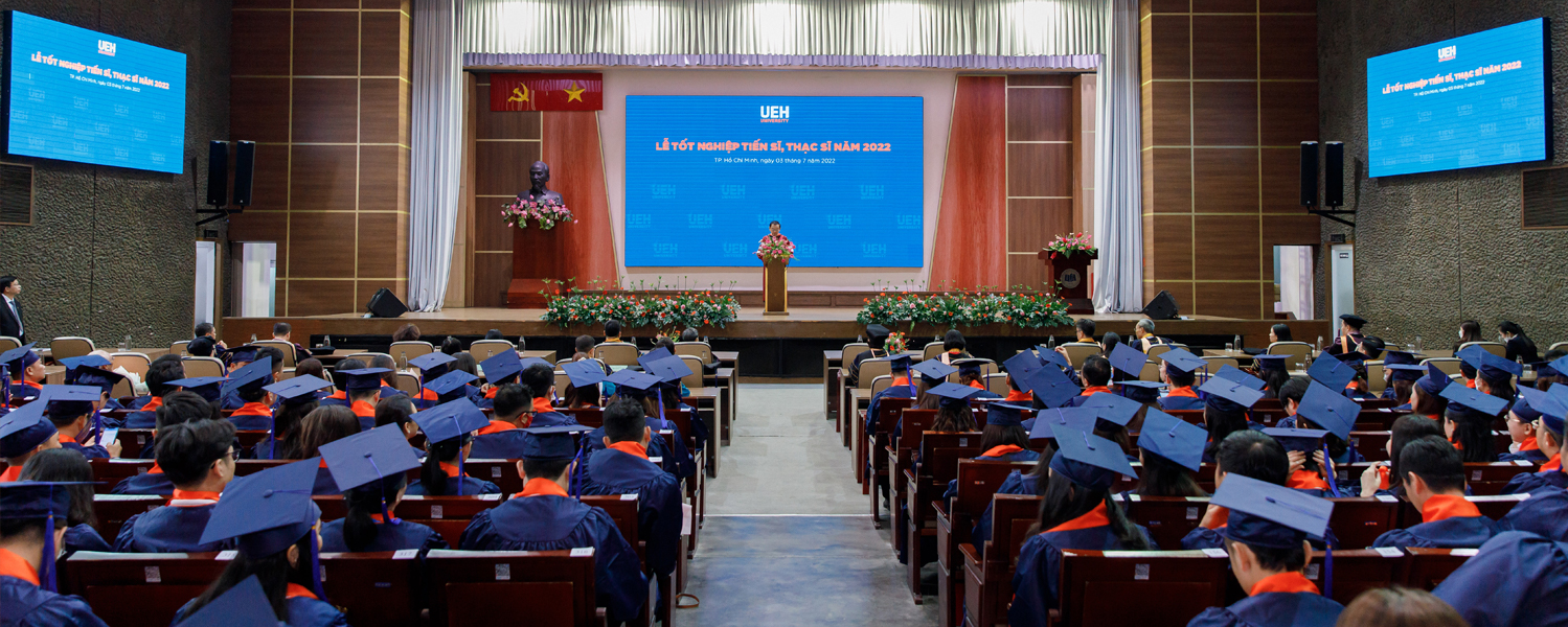 UEH holds the 1st Doctoral and Master Graduation Ceremony in 2022
