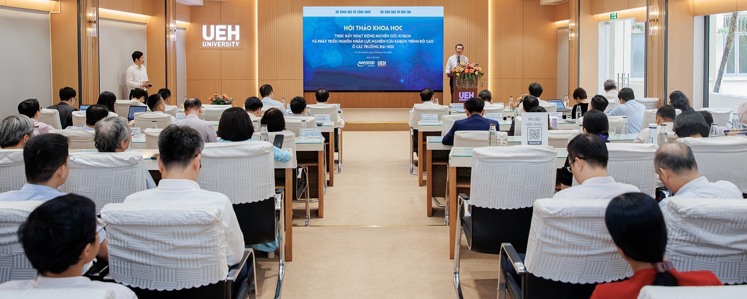 Scientific Conference titled "Promoting scientific and technological research and developing human resources for high-level science and technology research at Universities"