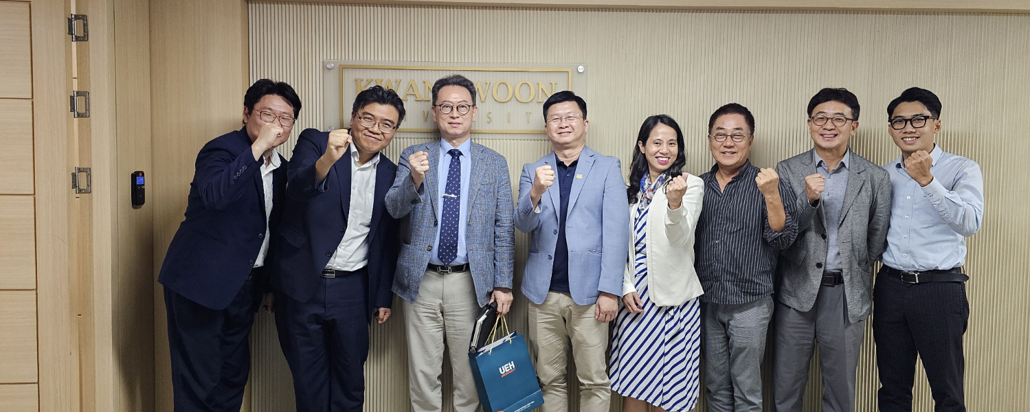 Korean business trip of UEH and representatives of the People's Committee of District 7, HCMC opening up opportunities for comprehensive cooperation with local authorities, businesses and prestigious Universities in Korea

