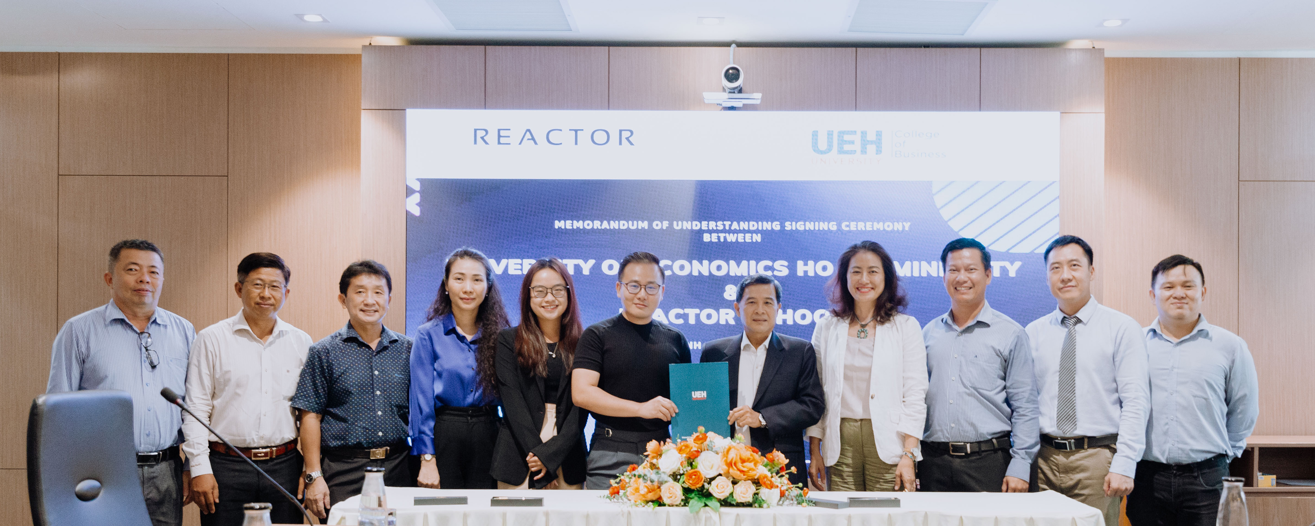 Memorandum of understanding between the University of Economics Ho Chi Minh City and Reactor Industries Pte Ltd for the period of 2022 – 2027