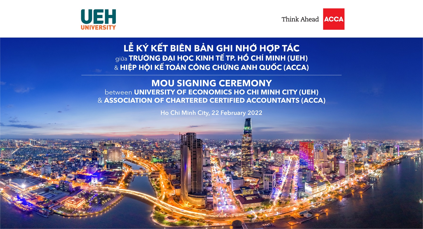 Memorandum of Understanding Signing Ceremony between UEH and Association of Chartered Certified Accountants (ACCA)