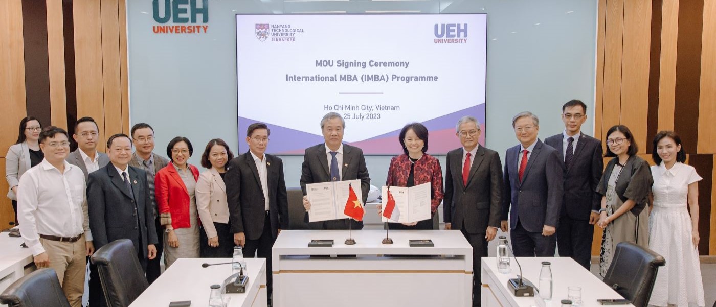 UEH signs MOA with Nanyang Technological University (NTU), Singapore