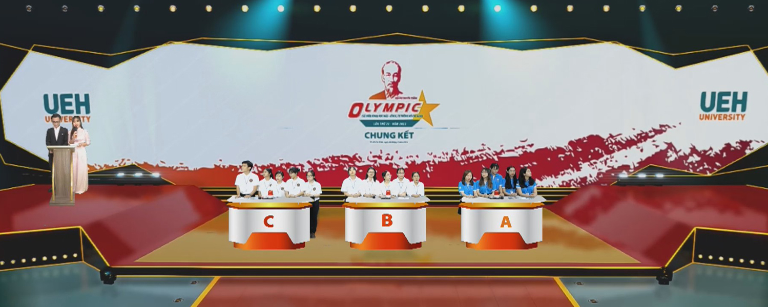 “Booming” Final Round of Ho Chi Minh Ideology and Marxism - Leninism Sciences Olympic Traditional Contest with Modern 3D Virtual Stage Technology