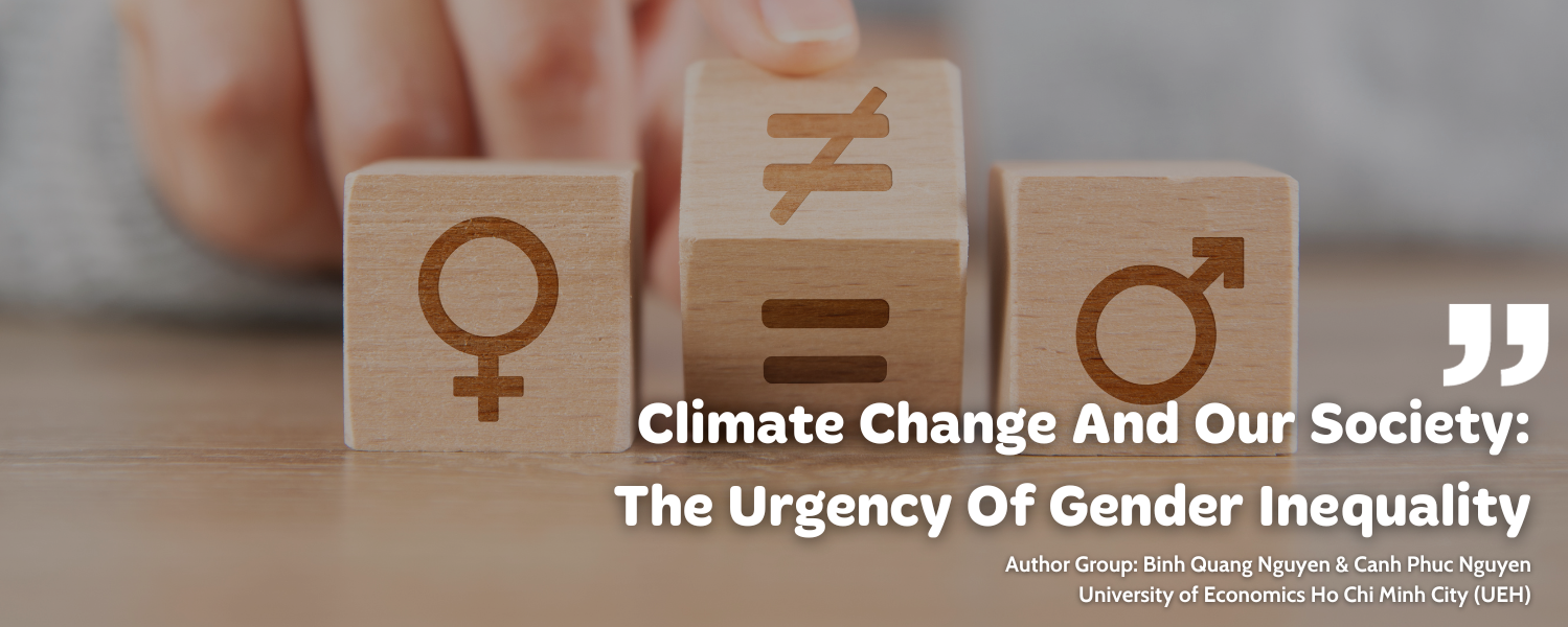 Climate Change And Our Society: The Urgency Of Gender Inequality

