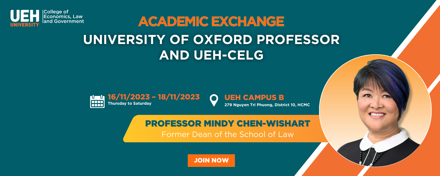 Renowned Oxford Professor Mindy Chen-Wishart to Visit UEH, Sharing Teaching and Research Experience