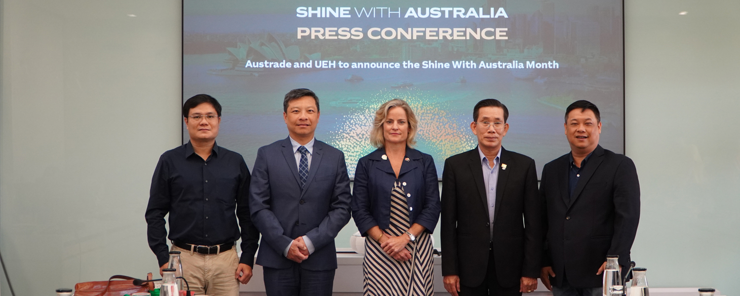 Press conference launching the Shine With Australia Event Month 2022