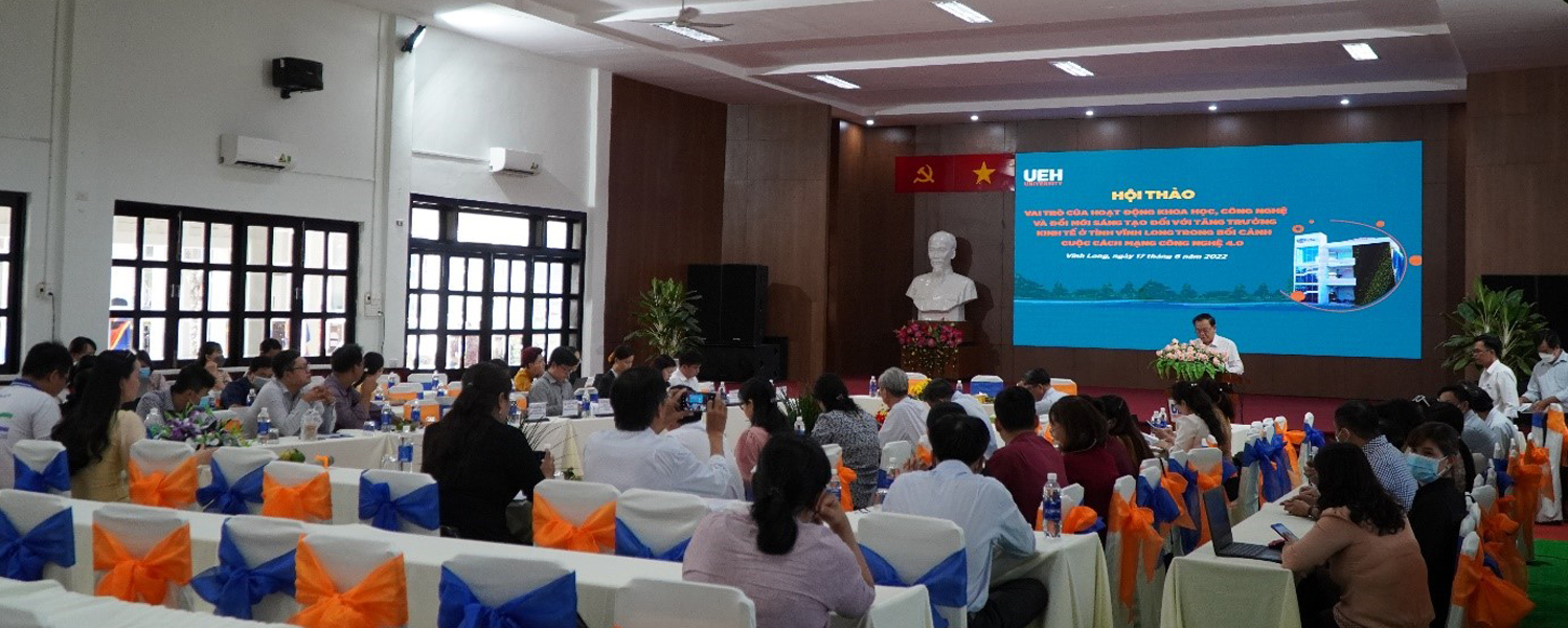 Workshop on "Role of Science, Technology & Innovation activities in economic growth in Vinh Long Province in the context of the 4.0 Revolution"
