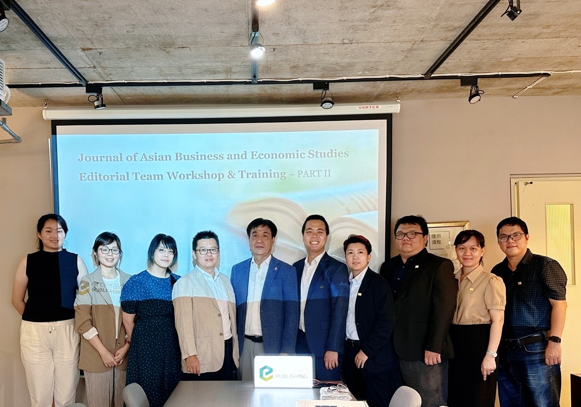 UEH-JABES attending the Workshop on “Research Ethics for Editorial Members” with Emerald Publishing House in Taiwan under the framework of the Scopus Accession Project from the Ministry of Education and Training