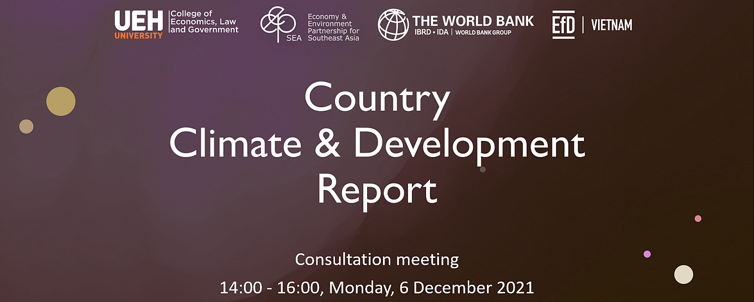 Consultation meeting on Vietnam Country Climate & Development Report
