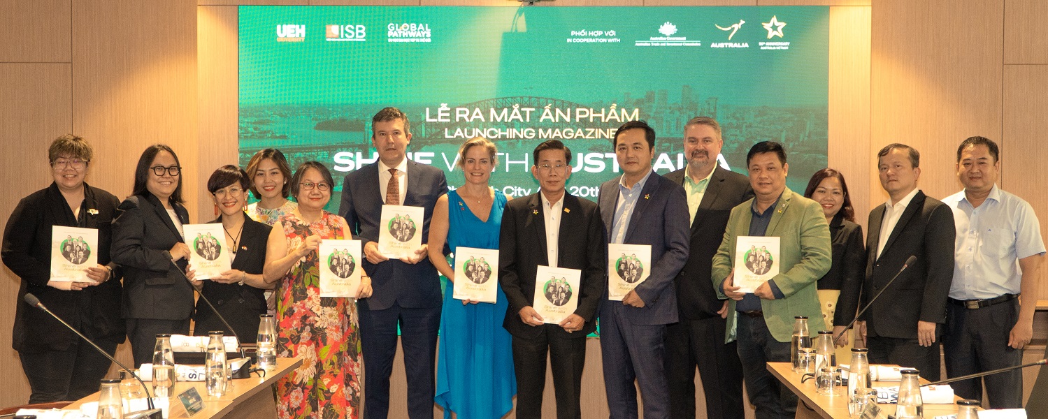 Launching event: Shine With Australia Magazine, collaboration between UEH and Austrade