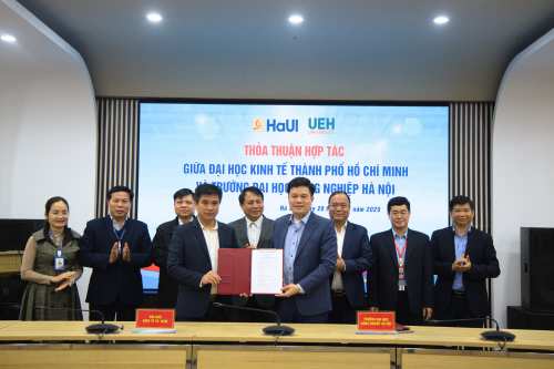 UEH and Hanoi University of Industry: Exchange of University Governance Experiences and Signing of Memorandum of Understanding (MOU)