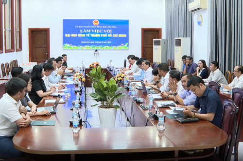 UEH and Khanh Hoa Province Agreement on the Plan to Start Construction of UEH Nha Trang on August 19, 2025 and the 2-hectare Expansion for the Innovation Center Project
