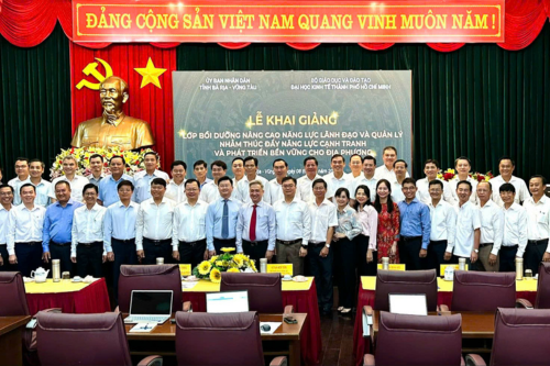 Opening Ceremony of the Training Course “Enhancing Leadership and Management Capacity to Promote Local Competitiveness and Sustainable Development” Ba Ria - Vung Tau Province, 2025