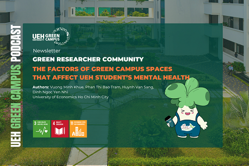 [Research Contribution] The factors of green campus spaces that affect UEH Student’s mental health
