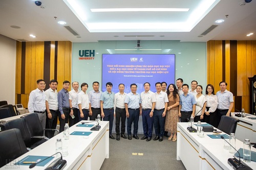 Working Session and Experience Exchange between University of Economics Ho Chi Minh City and Electric Power University