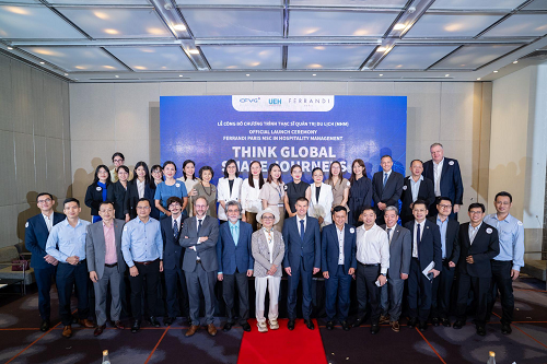 CFVG - UEH officially launches Joint Master's Program in Hospitality Management with FERRANDI Paris (France)
