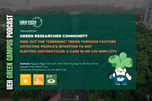 [Research Contribution] Find out the "greening" trend through factors affecting people's intention to buy electric motorcycles: A case in Ho Chi Minh City
