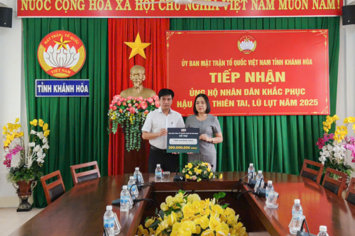 UEH Provides Financial Support to Dak Lak, Gia Lai, Khanh Hoa, and Lam Dong, Partnering with Localities to Overcome Natural Disaster Damage
