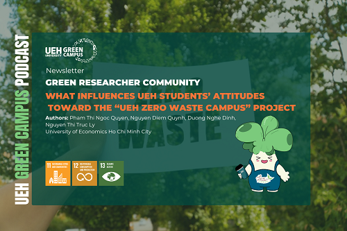 [Research Contribution] What influences UEH students’ attitudes toward the “UEH Zero Waste Campus” project
