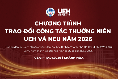 Chuỗi hoạt động trọng điểm giữa Đại học Kinh tế Thành phố Hồ Chí Minh và Đại học Kinh tế Quốc dân tại Khánh Hòa: Kết nối học giả, hội tụ tri thức giữa hai đại học hàng đầu Việt Nam

