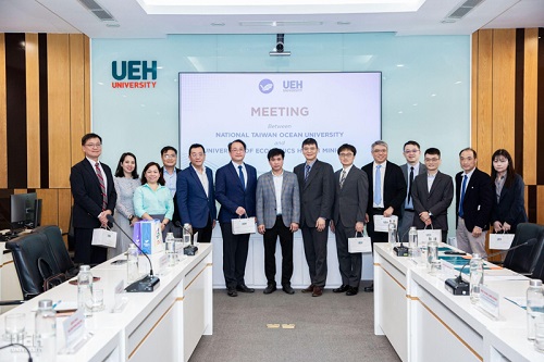 UEH welcomes the working delegation from National Taiwan Ocean University (NTOU) on international cooperation development